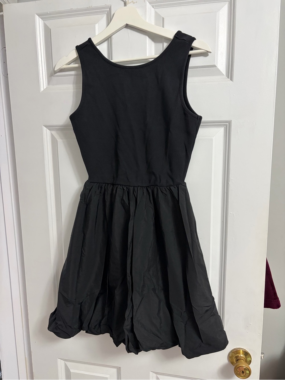 Steve Madden Black Sleeveless Fit-and-Flare Mini Dress